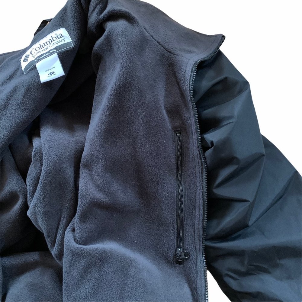 Columbia XXL Tall Fleece Lined Nylon Coat Men’s - Picture 9 of 11